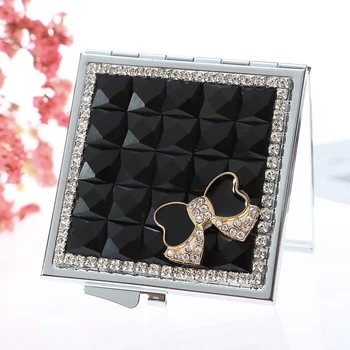 Cute Mini Folding Portable make-up Cosmetic beauty makeup compact pocket mirror,women gifts,bling crystal rhinestone bowknot
Cute Mini Folding Portable make-up Cosmetic beauty makeup compact pocket mirror,women gifts,bling crystal rhinestone bowknot