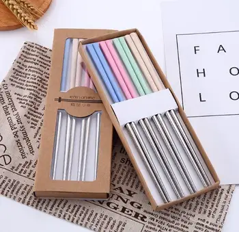 304 stainless steel chopsticks 8 pairs of family pack hotel couple tableware creative personality chopsticks
304 stainless steel chopsticks 8 pairs of family pack hotel couple tableware creative personality chopsticks