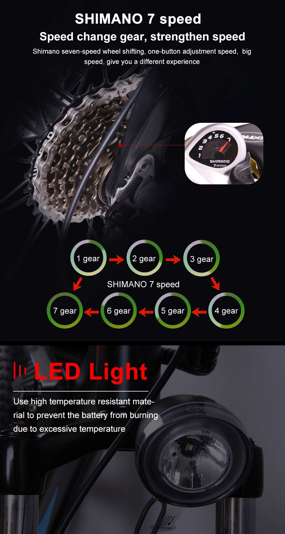 Discount EZBIKE Electric Bike 18 48v Mountain Hybrid ebike 0.4AH Li-on Battery City Fat Tire Road Electric Bicycle beach cruiser adults 14