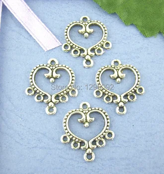 150Pcs Connectors Silver Tone Heart 6 Holes Fashion Jewelry Findings Charms Free Shipping Wholesales 19x21mm
150Pcs Connectors Silver Tone Heart 6 Holes Fashion Jewelry Findings Charms Free Shipping Wholesales 19x21mm