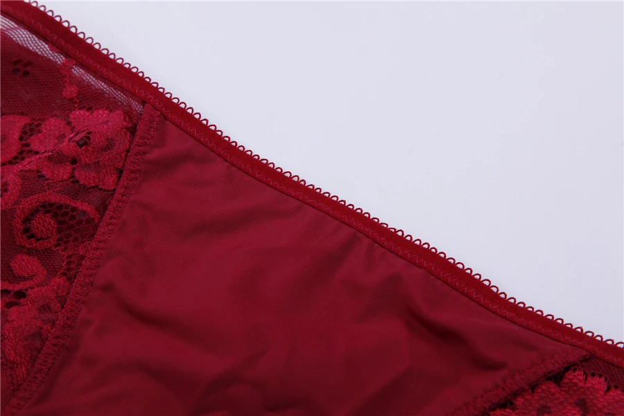 Plus Size Bra Set 3D Air Mesh Breath Underwear Full Cup Minimizer Women Lingerie Lace Intimates Ladies Bra and Panty Set Quality 37