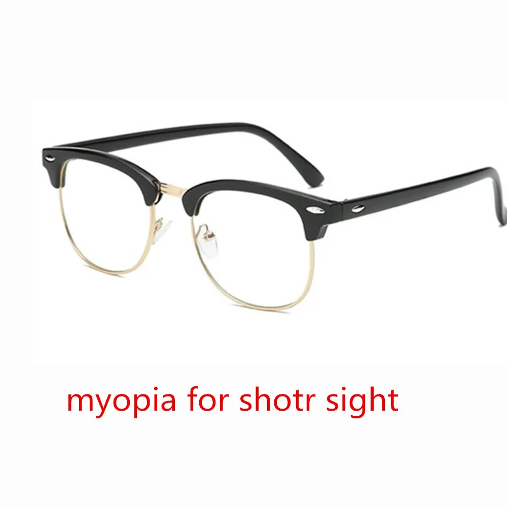 -1 -1.5 -2 -2.5 -3 -3.5 to -6.0 Rivets Myopia Glasses with degree Women Men Short-sight Eyewear Black Frame Blue film
-1 -1.5 -2 -2.5 -3 -3.5 to -6.0 Rivets Myopia Glasses with degree Women Men Short-sight Eyewear Black Frame Blue film