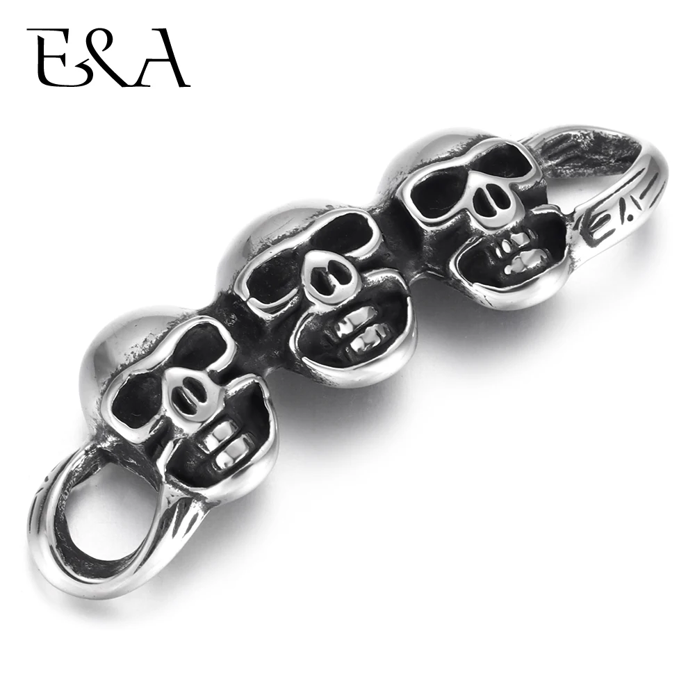 Stainless Steel Connectors Skull 1/1 Loop 5mm for DIY Punk Charms Bracelet Findings Jewelry Making Connect Parts Supplies
Stainless Steel Connectors Skull 1/1 Loop 5mm for DIY Punk Charms Bracelet Findings Jewelry Making Connect Parts Supplies