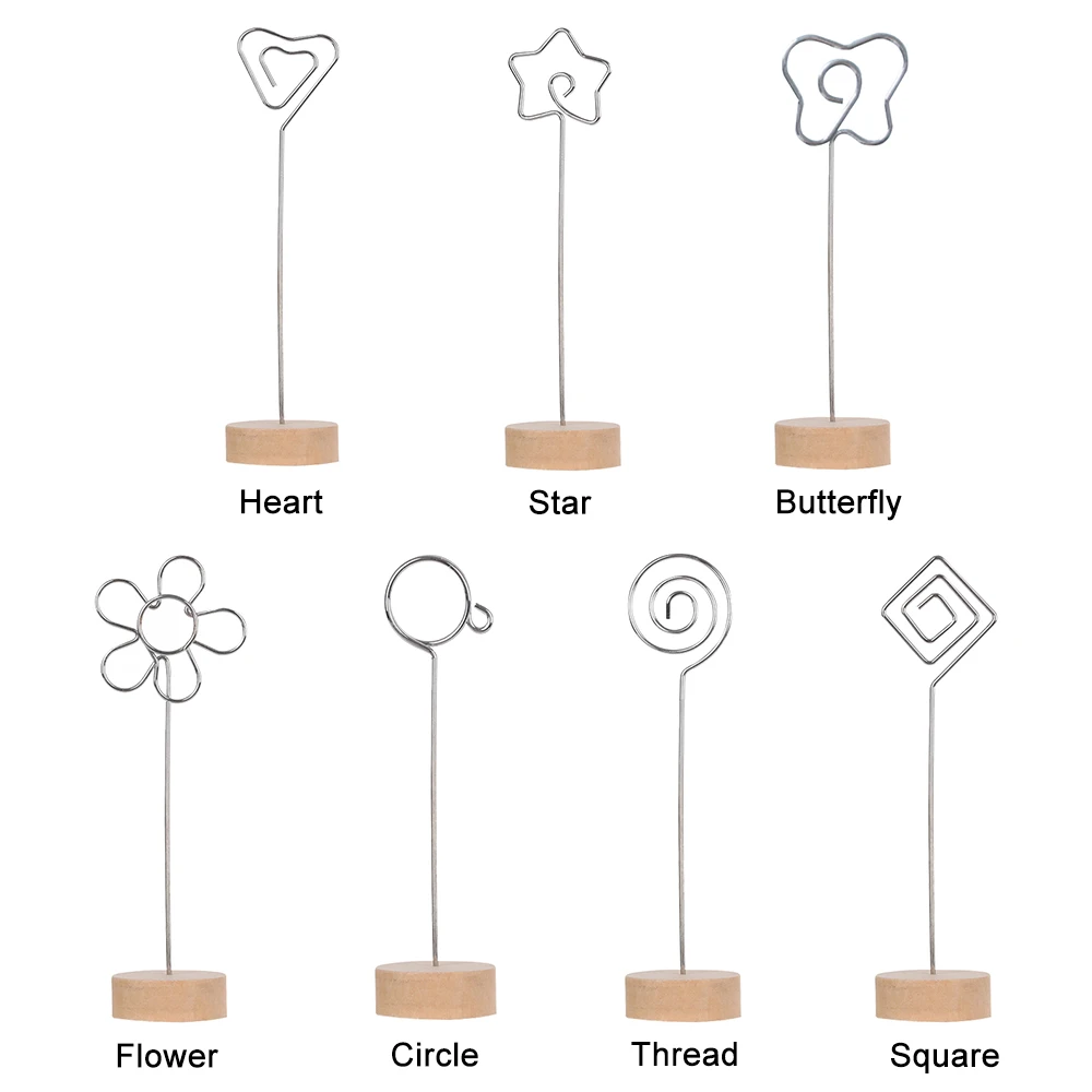 1PC Round Iron Message Folders Card Holder Photo Clip Wooden Picture Frame Home Table Memo Photo Holder Desktop Ornament
1PC Round Iron Message Folders Card Holder Photo Clip Wooden Picture Frame Home Table Memo Photo Holder Desktop Ornament