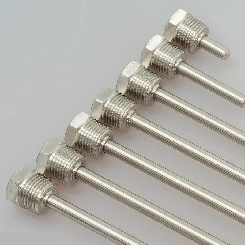 20/35/50/80/100/150/200 мм Thermowell резьба 1/2 дюйма (DN15) Нержавеющая сталь 304 водонепроницаемый