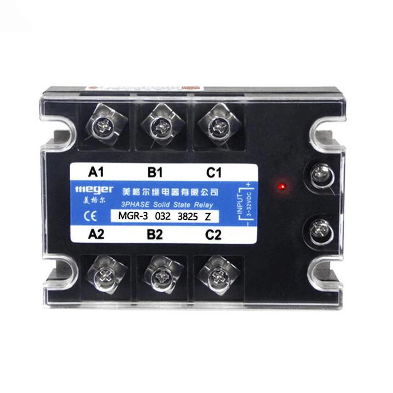 SSR 25DA 25A трехфазный твердотельный релейный модуль вход 3-32VDC выход 24-380VAC DC-AC нормально открытое твердотельное реле
SSR 25DA 25A трехфазный твердотельный релейный модуль вход 3-32VDC выход 24-380VAC DC-AC нормально открытое твердотельное реле