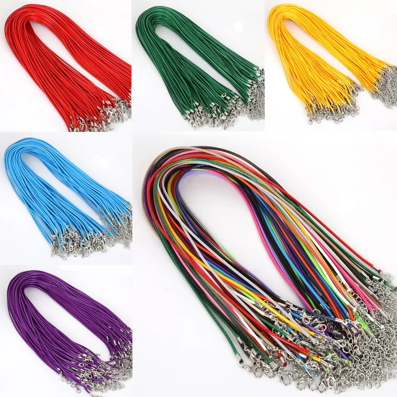10 Pcs/lot Faux Leather Chains Bracelet Pendant Charms With Lobster Clasp DIY Jewelry Making Findings String Cord 2 mm
10 Pcs/lot Faux Leather Chains Bracelet Pendant Charms With Lobster Clasp DIY Jewelry Making Findings String Cord 2 mm