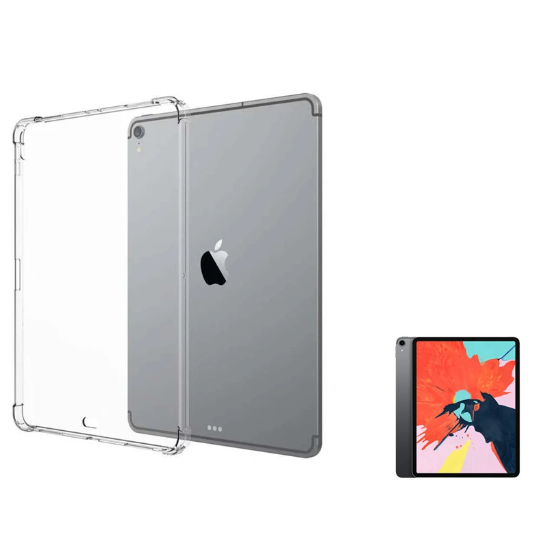 Transparent TPU Cover Case for iPad Pro 11 Pro 12.9 2018 Slim Soft Silicon Shockproof Tablet Case for iPad Pro 11 inch Funda
Transparent TPU Cover Case for iPad Pro 11 Pro 12.9 2018 Slim Soft Silicon Shockproof Tablet Case for iPad Pro 11 inch Funda