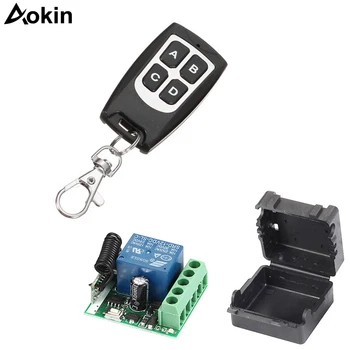 Wireless Remote Control Switch 433Mhz DC 12V 1CH relay Receiver Module With 4 channel RF Remote 433 Mhz Transmittee
Wireless Remote Control Switch 433Mhz DC 12V 1CH relay Receiver Module With 4 channel RF Remote 433 Mhz Transmittee