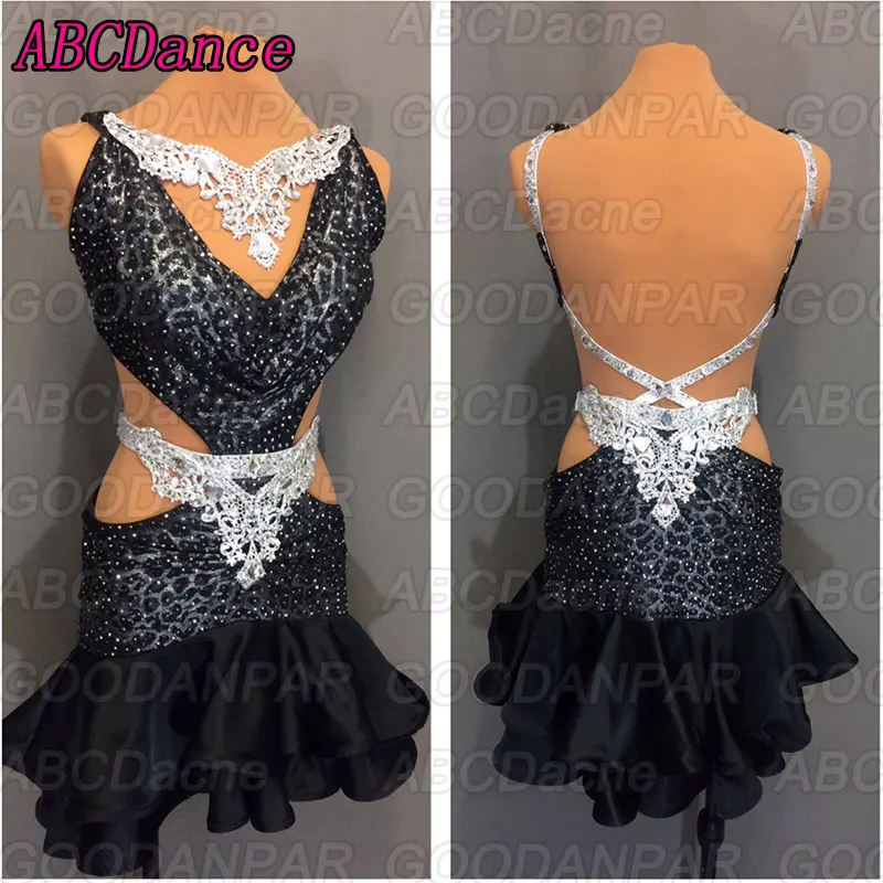 Latin dance dress women black leopard print Dance Latin Dress ballroom latin swing rumba samba chacha dance dress
Latin dance dress women black leopard print Dance Latin Dress ballroom latin swing rumba samba chacha dance dress