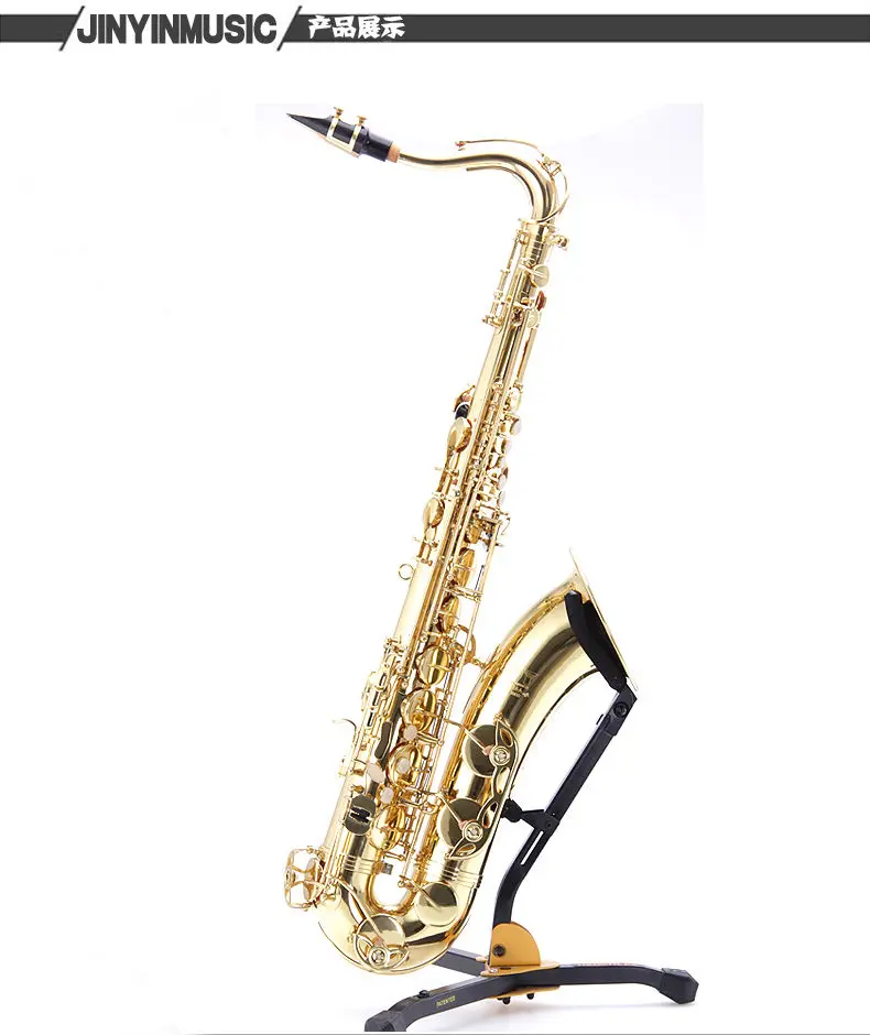 Tenor Saxophone Electrophoresis gold lacquered USA springs ltalian leather pads
Tenor Saxophone Electrophoresis gold lacquered USA springs ltalian leather pads