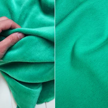 Green Cotton Polyester Velour Knit Fabric Luxurious kid Wear Super Soft Extra Plush Stretchy 60" Wide Sold By The Yard
Green Cotton Polyester Velour Knit Fabric Luxurious kid Wear Super Soft Extra Plush Stretchy 60" Wide Sold By The Yard
