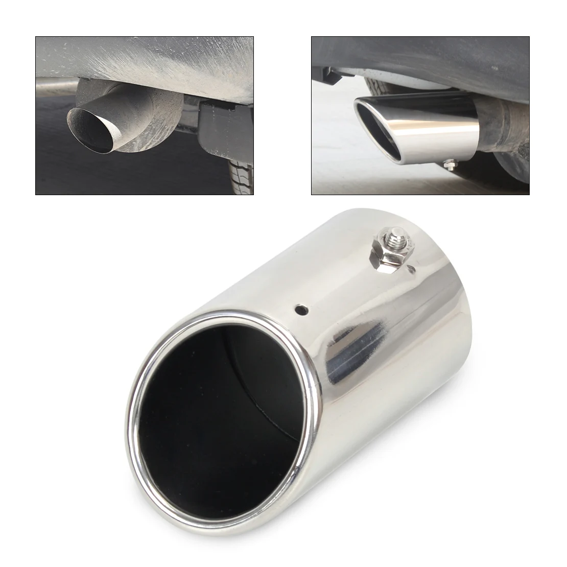 DWCX 1x Silver STAINLESS STEEL EXHAUST TAIL REAR MUFFLER TIP PIPE Tailpipe For Toyota Rav4 RAV-4 MK3 2004 - 2012 2013 2014 2015
DWCX 1x Silver STAINLESS STEEL EXHAUST TAIL REAR MUFFLER TIP PIPE Tailpipe For Toyota Rav4 RAV-4 MK3 2004 - 2012 2013 2014 2015