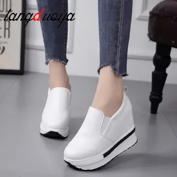 Women Thick Soled Platform Shoes PU Waterproof Creepers Casual Shoes Woman platform shoes loafers women vulcanized shoes 2019
Women Thick Soled Platform Shoes PU Waterproof Creepers Casual Shoes Woman platform shoes loafers women vulcanized shoes 2019