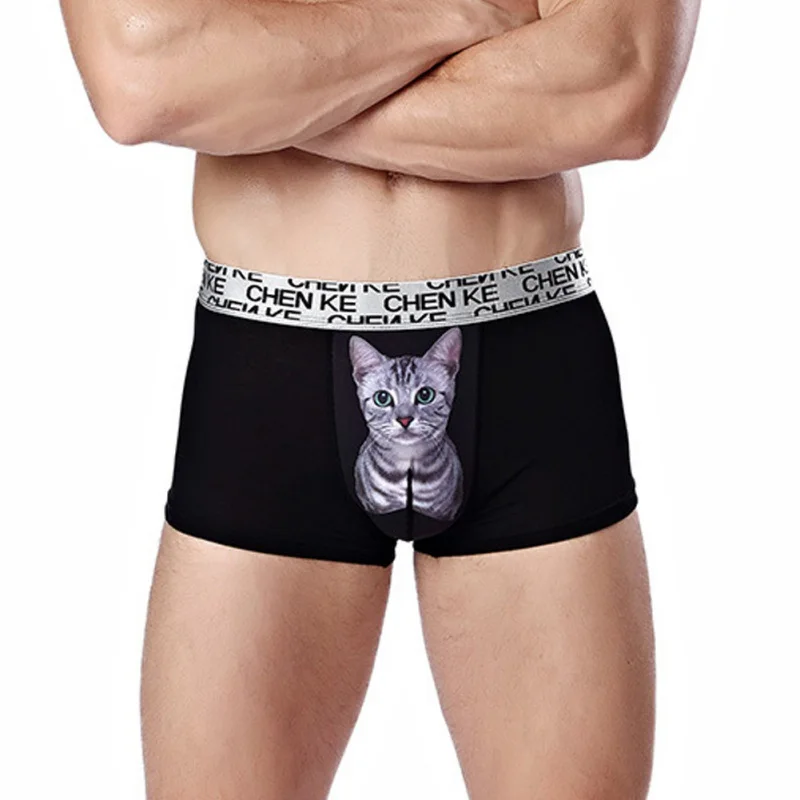Cat Boxer Men Modal Letter Printing Cueca Cueca Masculina Men Underwear Breathable Gay Men Panties Plus Size Good Elastic 2018
Cat Boxer Men Modal Letter Printing Cueca Cueca Masculina Men Underwear Breathable Gay Men Panties Plus Size Good Elastic 2018