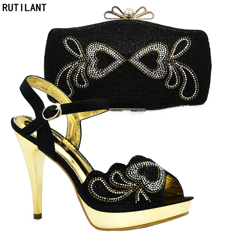 Latest Italian Shoes and Bags To Match Shoes with Bag Set Decorated with Rhinestone Shoe and Bag Set New 2018 Party Shoe and Bag
Latest Italian Shoes and Bags To Match Shoes with Bag Set Decorated with Rhinestone Shoe and Bag Set New 2018 Party Shoe and Bag