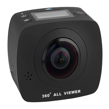 VR PanOramic Camera with Dual 360 Degree Perpendicular 8MP Lens & Remote Control by WIFI Mobile APP & TF Card & Battery Built-in
VR PanOramic Camera with Dual 360 Degree Perpendicular 8MP Lens & Remote Control by WIFI Mobile APP & TF Card & Battery Built-in