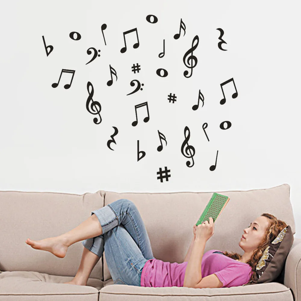 Musical Note Removable Art Vinyl Mural Home Room Decor Wall Stickers for Kids Room Bedroom Living Room Home Decoration Sticker
Musical Note Removable Art Vinyl Mural Home Room Decor Wall Stickers for Kids Room Bedroom Living Room Home Decoration Sticker