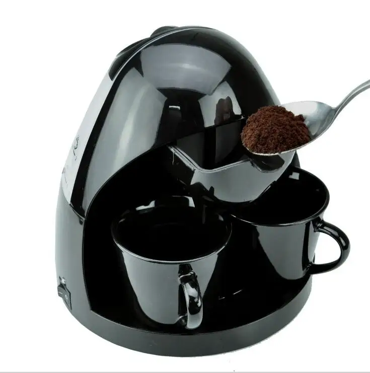Fully-Automatic Lovers Coffee maker Machine 2 Cups mini Drip Maker American Coffe Machines | Бытовая техника