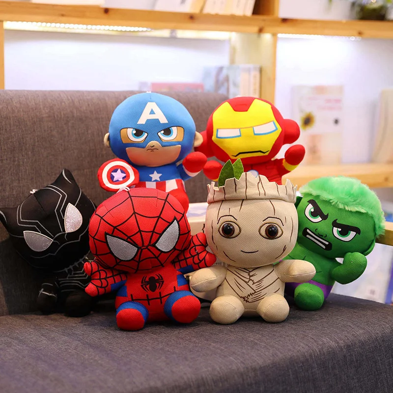 6pcs/lot The Avengers Super Heroes Plush Toy Super Hero Stuffed Doll Anime Thor Spider-man Batman Captain America Iron Man Gift
6pcs/lot The Avengers Super Heroes Plush Toy Super Hero Stuffed Doll Anime Thor Spider-man Batman Captain America Iron Man Gift