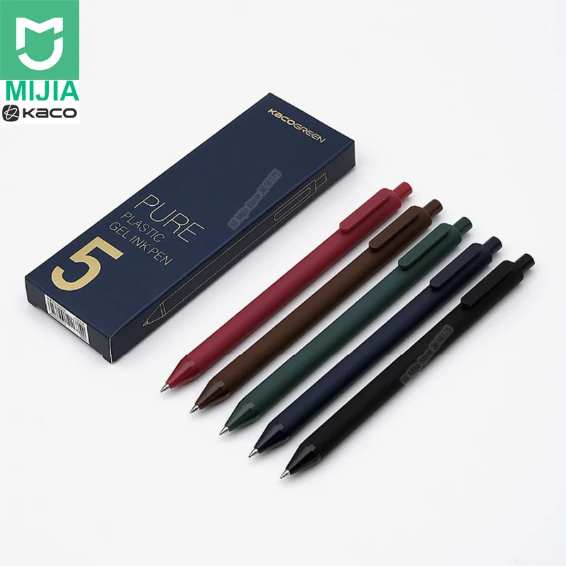 5pcs/Pack Xiaomi KACO 0.5mm Sign Pen Signing Pen Smooth Ink Writing Durable Signing 5 Colors For Student School/Office worker
5pcs/Pack Xiaomi KACO 0.5mm Sign Pen Signing Pen Smooth Ink Writing Durable Signing 5 Colors For Student School/Office worker
