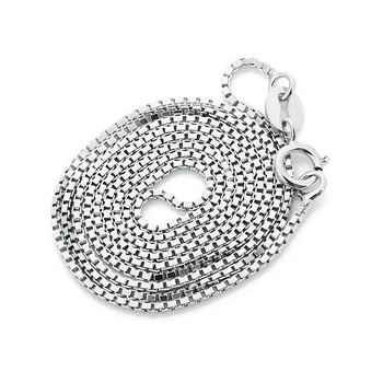 LouLeur sterling 925 silver box chain necklace silver 1mm 40cm 45cm length fashion necklace for women 925 silver charm jewelry
LouLeur sterling 925 silver box chain necklace silver 1mm 40cm 45cm length fashion necklace for women 925 silver charm jewelry