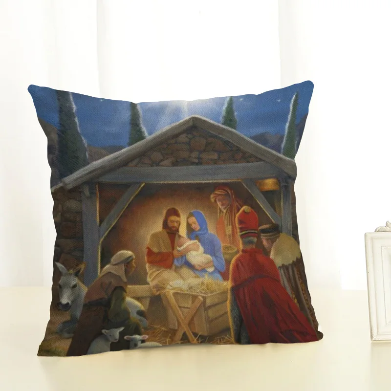 New Year Christmas Decorations For Home Adornos De Navidad Home Decoration Accessories Frozen Natal Navidad Cushion Cover Jesus
New Year Christmas Decorations For Home Adornos De Navidad Home Decoration Accessories Frozen Natal Navidad Cushion Cover Jesus