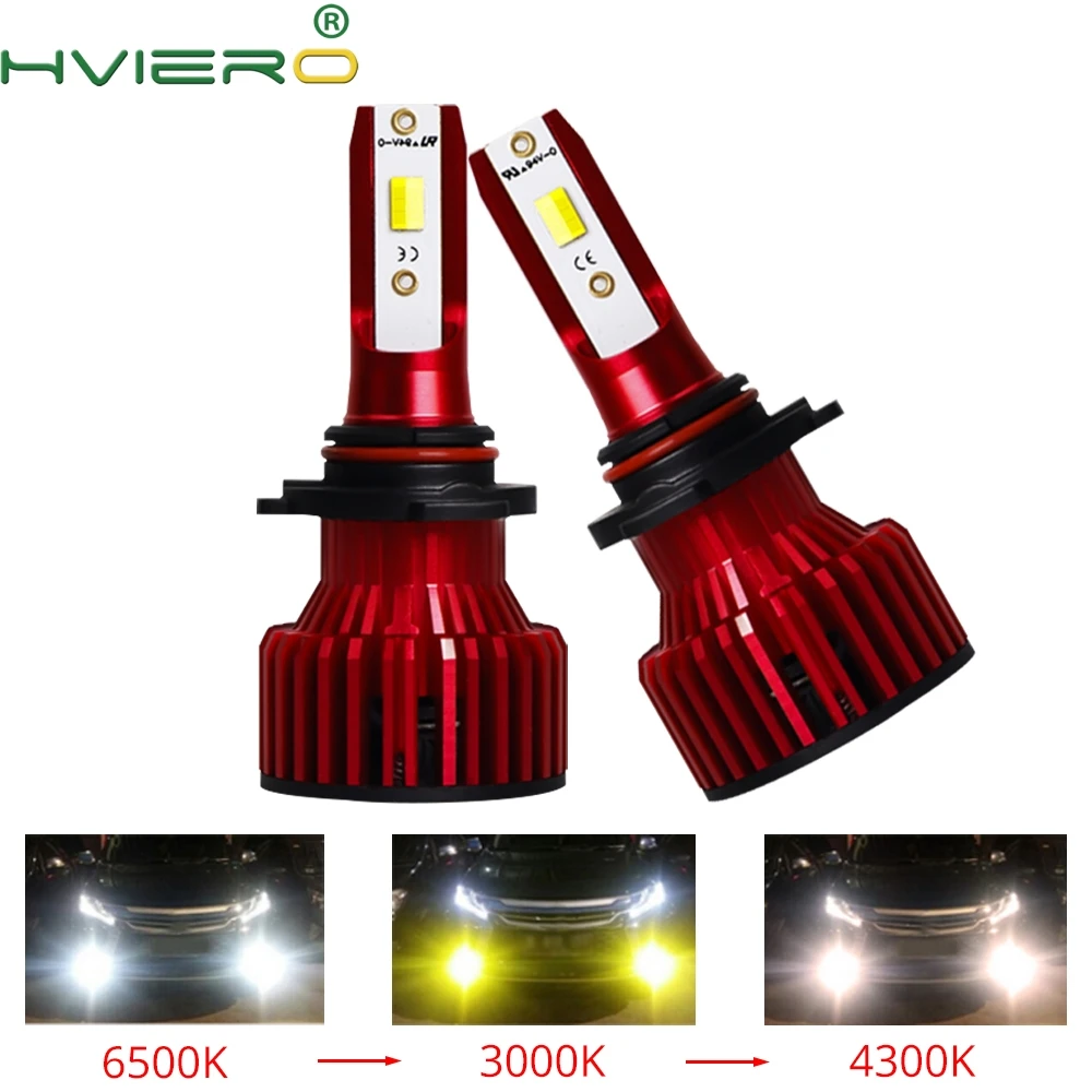 2X S6 Three Color Temperature Auto Headlight Bulbs Lamp H8 9005 9006 Auto LED CSP 6000lm 6500K 4300K 3000K
2X S6 Three Color Temperature Auto Headlight Bulbs Lamp H8 9005 9006 Auto LED CSP 6000lm 6500K 4300K 3000K