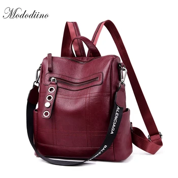 Mododiino Women Backpack New Fashion Casual PU Leather Female Backpack Personality School Bags Feminine Backpack Soild DNV0860
Mododiino Women Backpack New Fashion Casual PU Leather Female Backpack Personality School Bags Feminine Backpack Soild DNV0860