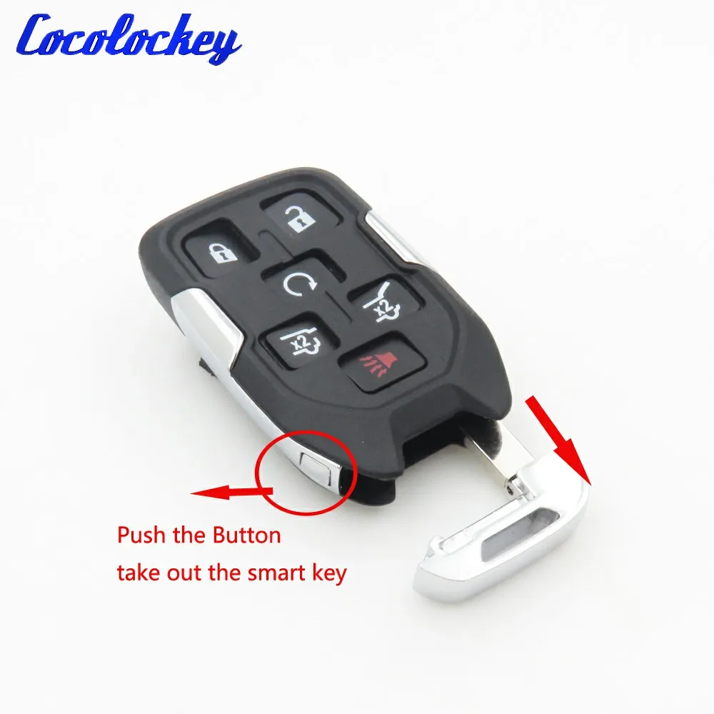 Cocolockey Replacement Keys Car Key Shell for Chevrolet Tahoe Suburban Smart Keyless Key Fob Entry 6Buttons Car Styling
Cocolockey Replacement Keys Car Key Shell for Chevrolet Tahoe Suburban Smart Keyless Key Fob Entry 6Buttons Car Styling