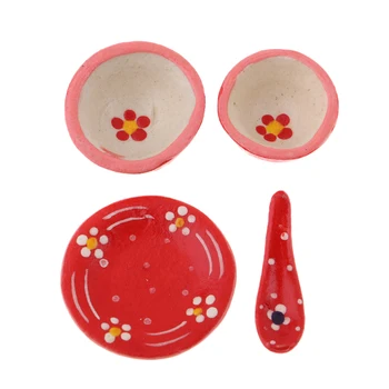 1/12 Dolls House Dining Room Decoration - Miniature Ceramic Tableware Set Dinnerware Toys Kids Pretend Play Toy Random Color
1/12 Dolls House Dining Room Decoration - Miniature Ceramic Tableware Set Dinnerware Toys Kids Pretend Play Toy Random Color