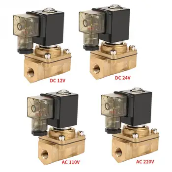 1 PC Solenoid Valve DC12V/24V/ AC110V/220V PU220-02 G1/4 Interface 2 Way Direct-acting Electric Solenoid Valve valvula solenoide 
1 PC Solenoid Valve DC12V/24V/ AC110V/220V PU220-02 G1/4 Interface 2 Way Direct-acting Electric Solenoid Valve valvula solenoide