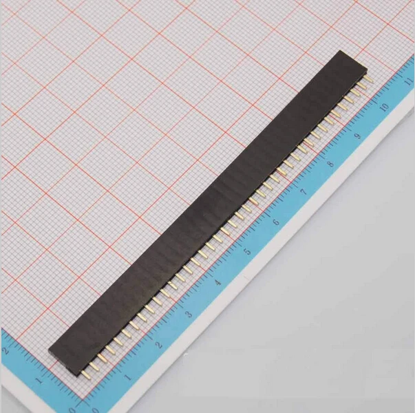 Free Shipping Female Pin Header Strip 10pcs 40 Pin 2.54 mm Single Row Female Pin Header
Free Shipping Female Pin Header Strip 10pcs 40 Pin 2.54 mm Single Row Female Pin Header