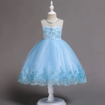 CAILENI 2019 New Flower Girl Wedding Dress 1-14 Years Kids Party Princess Dress Blue Ceremony Birthday Ball Gown Formal Frock
CAILENI 2019 New Flower Girl Wedding Dress 1-14 Years Kids Party Princess Dress Blue Ceremony Birthday Ball Gown Formal Frock