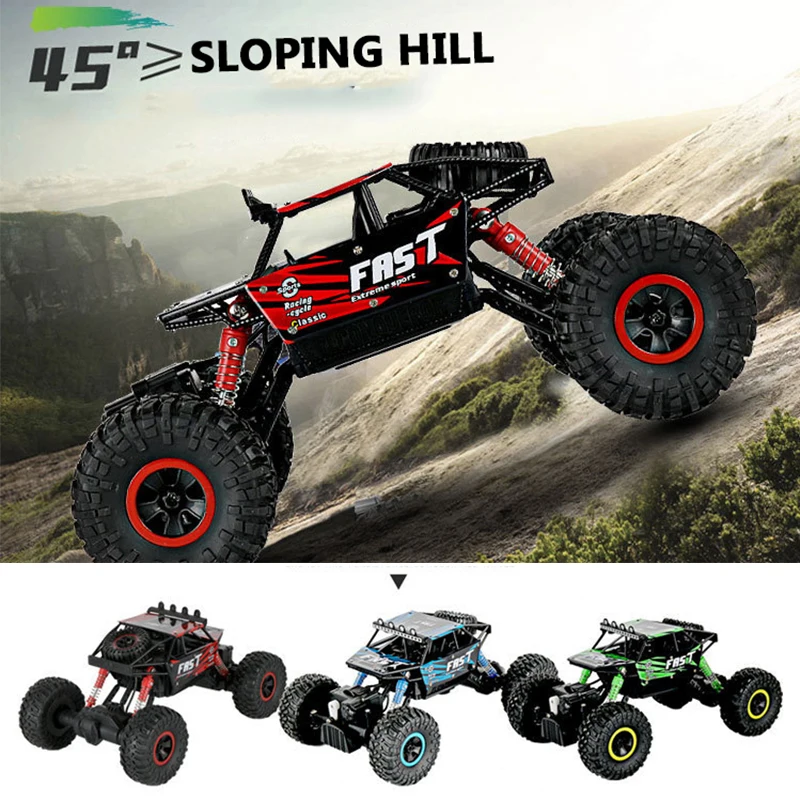 RC Car 4WD 2.4GHz Climbing Car 4x4 Bigfoot Car Remote Control Model Off-Road Vehicle Outdoor Toys For Boy Kids Gift
RC Car 4WD 2.4GHz Climbing Car 4x4 Bigfoot Car Remote Control Model Off-Road Vehicle Outdoor Toys For Boy Kids Gift