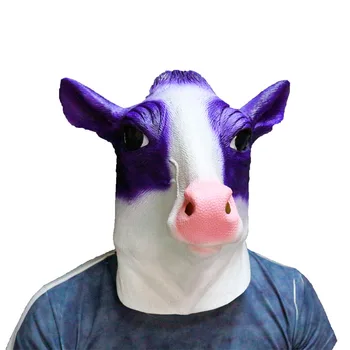 2018 Adult Vintage Full Head Latex Cow Costume Latex Props Cow Mask for Christmas
2018 Adult Vintage Full Head Latex Cow Costume Latex Props Cow Mask for Christmas