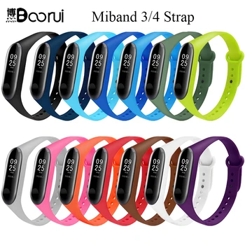 BOORUI Mi Band 3 4 Strap wrist strap for Xiaomi mi band 3 4 Silicone Miband 3 4 accessories pulsera correa Mi 3 replacement
BOORUI Mi Band 3 4 Strap wrist strap for Xiaomi mi band 3 4 Silicone Miband 3 4 accessories pulsera correa Mi 3 replacement