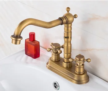Antique Faucet Brass Double Hole Basin Faucet Double Hole Faucet Wash Basin Swivel Faucet LU4135
Antique Faucet Brass Double Hole Basin Faucet Double Hole Faucet Wash Basin Swivel Faucet LU4135