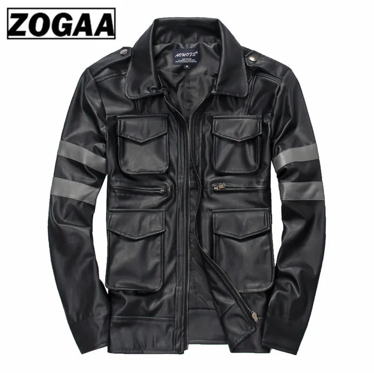 Turn-down Collar Short Men Leather Jackets Top Quality PU Handsome Multi-pocket Motorcycle Leather Jackets Black Free Shipping
Turn-down Collar Short Men Leather Jackets Top Quality PU Handsome Multi-pocket Motorcycle Leather Jackets Black Free Shipping