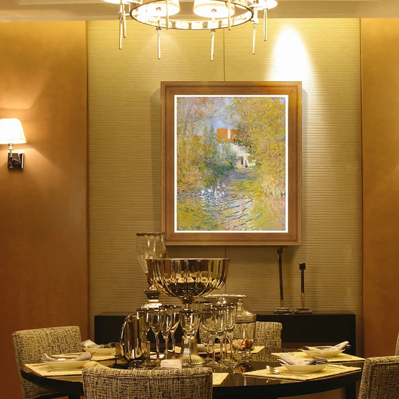 Continental canvas painting Monet living room poster wall murals restaurant bedroom picture home decoration painting
Continental canvas painting Monet living room poster wall murals restaurant bedroom picture home decoration painting