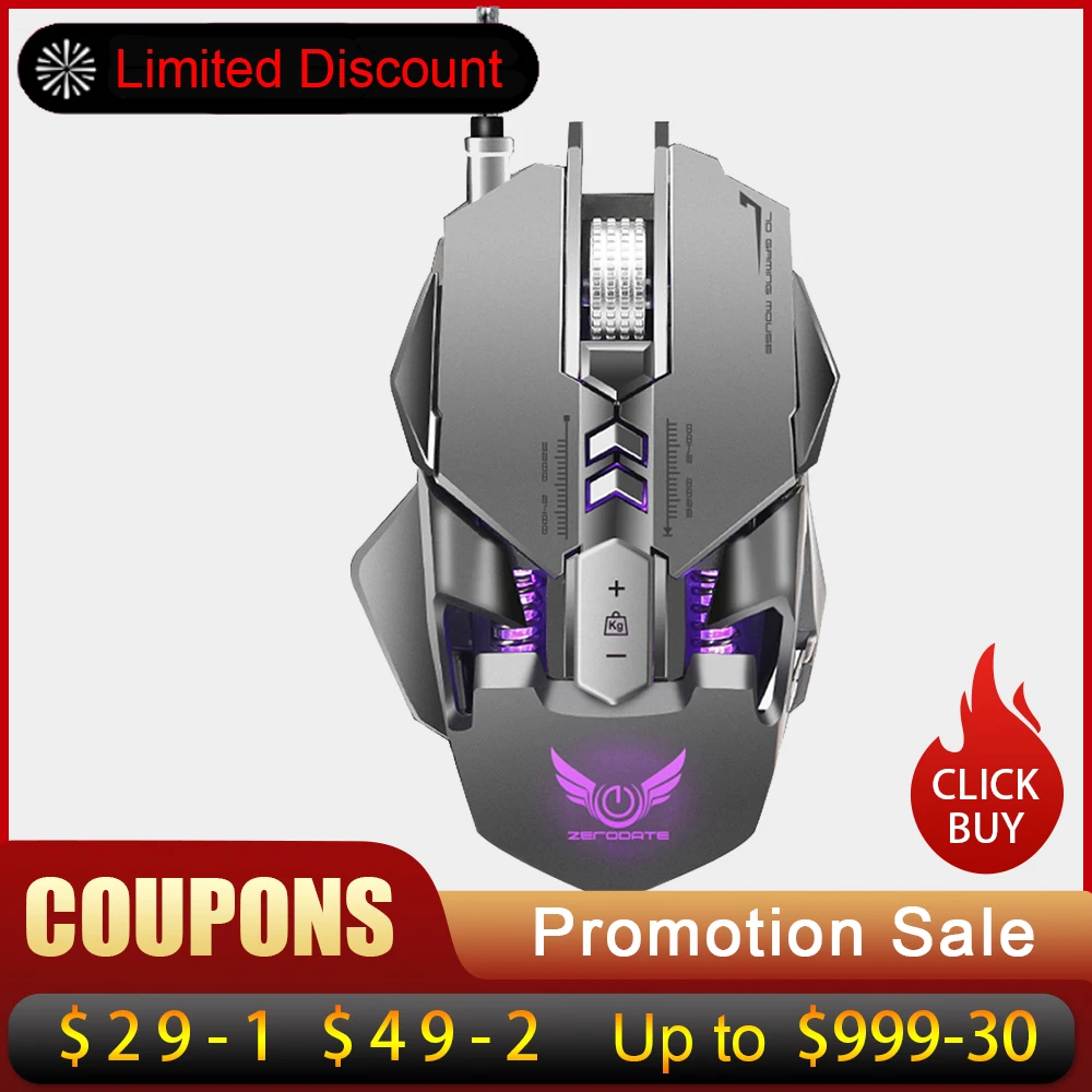 2018 NEW Mechanical Gaming Mouse Game Competitive Mice Adjustable 3200DPI 7 Programmable Buttons LED backlight for LOL Comouter
2018 NEW Mechanical Gaming Mouse Game Competitive Mice Adjustable 3200DPI 7 Programmable Buttons LED backlight for LOL Comouter