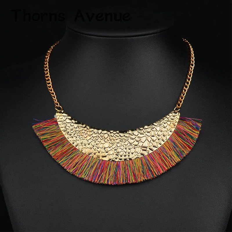 Thorns Avenue Fashion 7 Colors Collar Europe Necklace Tassel Alloy Bridal Wedding Jewelry Necklaces For Women Party
Thorns Avenue Fashion 7 Colors Collar Europe Necklace Tassel Alloy Bridal Wedding Jewelry Necklaces For Women Party