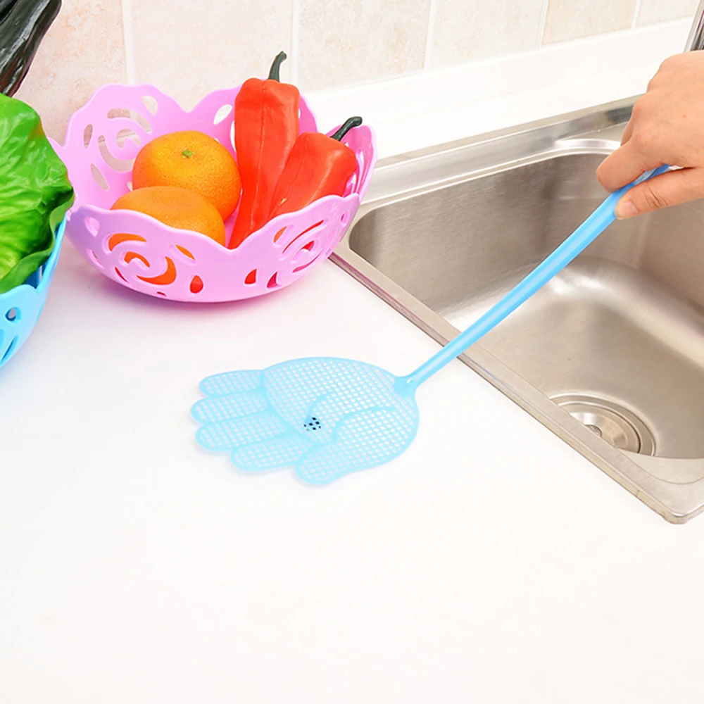 1Pcs Cute Palm Pattern Plastic Fly Swatter Lightweight Household Flapper Mosquito Bug Zapper Pest Control gadgets Color Random
1Pcs Cute Palm Pattern Plastic Fly Swatter Lightweight Household Flapper Mosquito Bug Zapper Pest Control gadgets Color Random