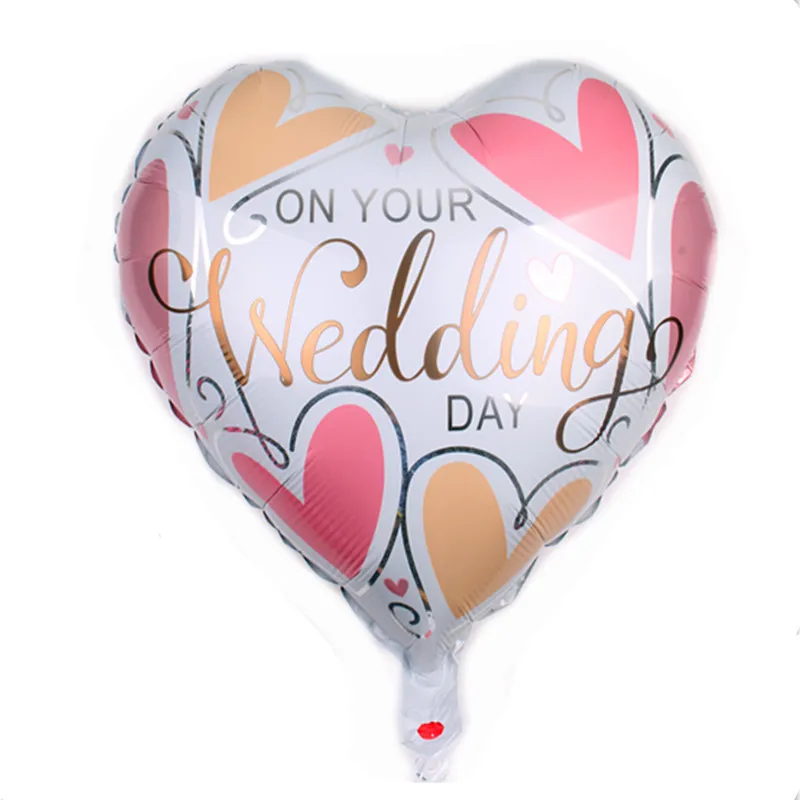XXPWJ New 18-inch heart-shaped wedding aluminum balloon wedding proposal marriage balloon N-031
XXPWJ New 18-inch heart-shaped wedding aluminum balloon wedding proposal marriage balloon N-031