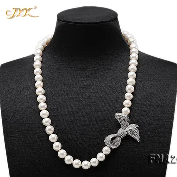 Fine New Year Necklace Pearl 9-10mm White Round natural Freshwater Pearl Necklace Strand 19" Christmas gift for women
Fine New Year Necklace Pearl 9-10mm White Round natural Freshwater Pearl Necklace Strand 19" Christmas gift for women