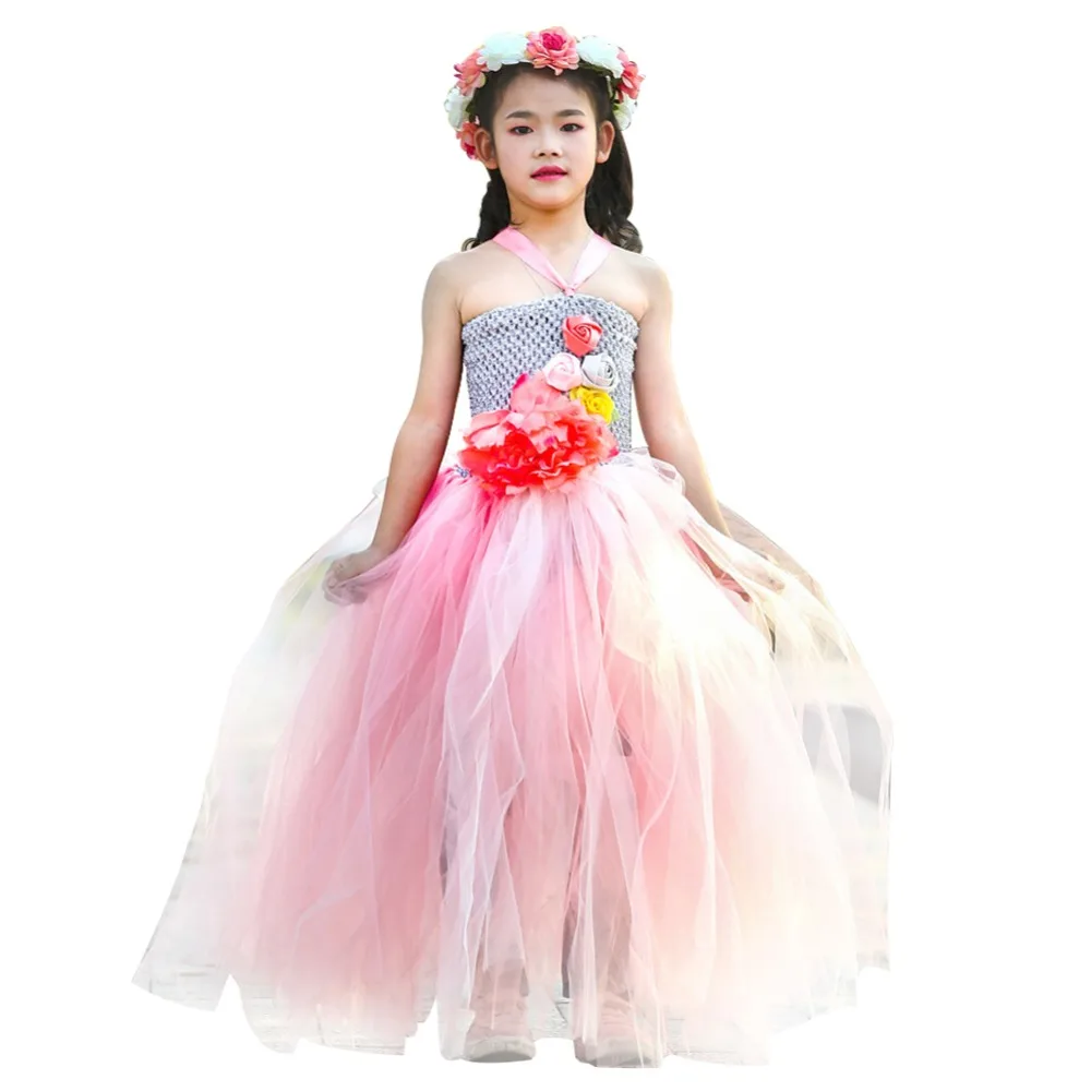 Cute Pink Flower Bridesmaids Dress Kids Floral Sleeveless Ankle Length Party Dress Girls Princess Wedding Ball Gown Girl Clothes
Cute Pink Flower Bridesmaids Dress Kids Floral Sleeveless Ankle Length Party Dress Girls Princess Wedding Ball Gown Girl Clothes