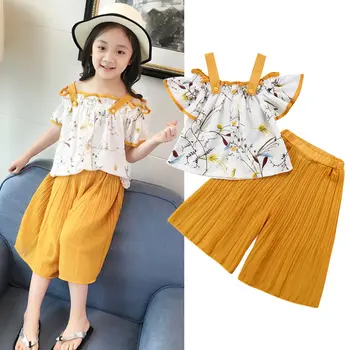 2Pcs Outfit Set Toddler Kids Baby Girls Short Sleeve Floral Tops T Shirt+Pleated Wide Leg Pants
2Pcs Outfit Set Toddler Kids Baby Girls Short Sleeve Floral Tops T Shirt+Pleated Wide Leg Pants