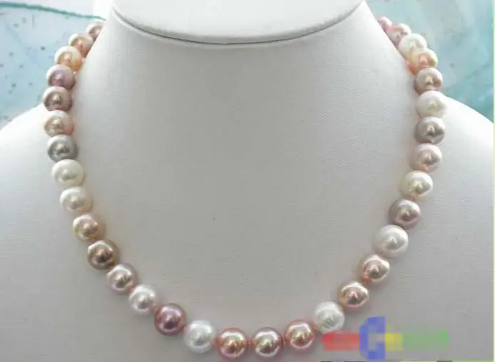 Free shipping hot sale Women Bridal Wedding Jewelry >>AAAAA++ 17" 11mm multicolor ROUND FRESHWATER PEARL NECKLACE 14KT
Free shipping hot sale Women Bridal Wedding Jewelry >>AAAAA++ 17" 11mm multicolor ROUND FRESHWATER PEARL NECKLACE 14KT
