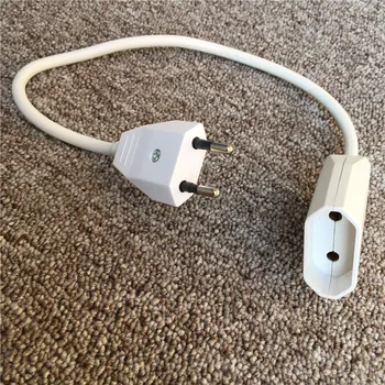 1PCS SS024 European standard socket and plug 2PIN power line 2*0.75 MM2 1.5/2 Meters Cable Extension cord 2.5A
1PCS SS024 European standard socket and plug 2PIN power line 2*0.75 MM2 1.5/2 Meters Cable Extension cord 2.5A