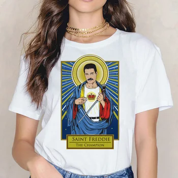 Freddie Mercury t shirt Ullzang tshirt women female hip hop new t-shirt ulzzang Queen Band aesthetic summer Casual femme Graphic
Freddie Mercury t shirt Ullzang tshirt women female hip hop new t-shirt ulzzang Queen Band aesthetic summer Casual femme Graphic